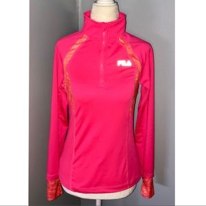 Fila Sport Long Sleeve Zip Up Pullover